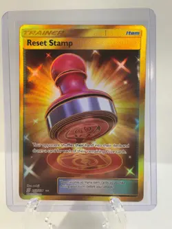 Pokemon TCG Card - Reset Stamp 253/236 - Secret Gold Rare Holo - NM - Image 1