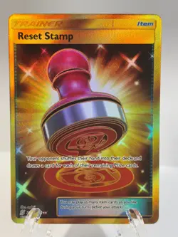 Pokemon TCG Card - Reset Stamp 253/236 - Secret Gold Rare Holo - NM - Image 2