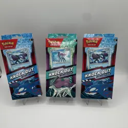 Pokemon TCG Knock Out Collection Kyogre & Suicune 3 Pack Lot English - Image 1