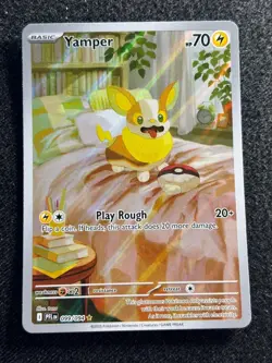 Yamper 099/094 - Illustration Rare - Phantasmal Flames - Pokemon TCG - Image 1