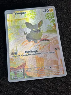 Yamper 099/094 - Illustration Rare - Phantasmal Flames - Pokemon TCG - Image 2