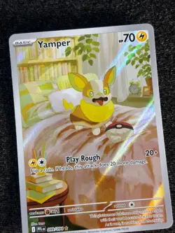 Yamper 099/094 - Illustration Rare - Phantasmal Flames - Pokemon TCG - Image 4