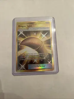 Pokemon Dragon Talon Gold Full Art 75/70 Trainer Card* - Image 1