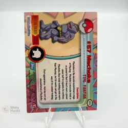 Pokemon Machoke Topps Series 1 LP foil - Image 2