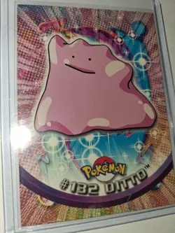 2000 Topps Pokemon TV Animation Edition Series 3 #132 Ditto Non Holo Blue Label - Image 3