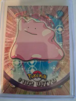 2000 Topps Pokemon TV Animation Edition Series 3 #132 Ditto Non Holo Blue Label - Image 4