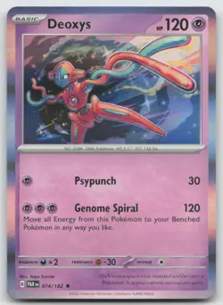 Deoxys 074/182 Rare Paradox Rift Pokemon Holo NM - Image 1