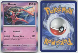 Deoxys 074/182 Rare Paradox Rift Pokemon Holo NM - Image 3