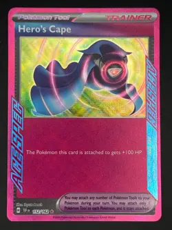 HERO'S CAPE 152/162 ACE SPEC RARE TEMPORAL FORCES POKEMON NM/M - Image 1