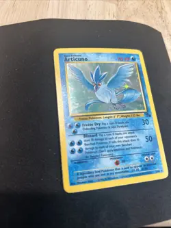 1999 Articuno Holo Rare - Fossil Set 2/62 - WOTC Vintage Pokemon Card NM - Image 2