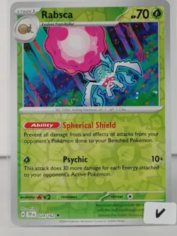 Rabsca - Reverse Holo - Temporal Forces #024 - POKEMON - NM - V - Image 5