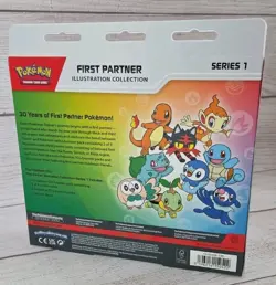 Pokemon TCG First Partner Illustration Collection Series 1 Box 3 Promo + Booster - Image 2