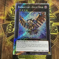 Yugioh! Raidraptor - Force Strix - RA04-EN243 - Platinum Secret Rare - Image 1