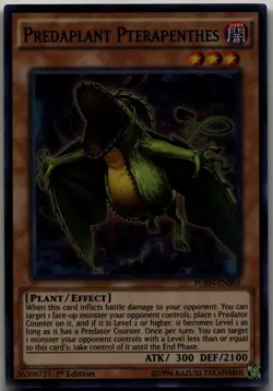 Predaplant Pterapenthes Super Rare Fusion Enforcers FUEN-EN003 LP - Image 1