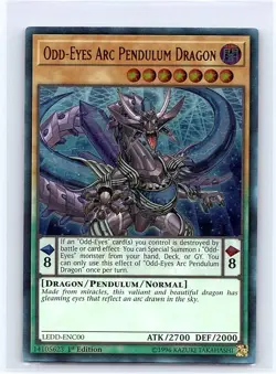 Odd-Eyes Arc Pendulum Dragon Legendary Dragon Decks LEDD-ENC00 - Image 1