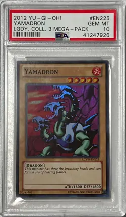 Yu-Gi-Oh! PSA 10 GEM-MT 'Yamadron' LCYW-EN225 ~SUPER RARE~ - Image 4