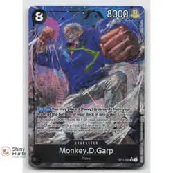 One Piece Monkey.D.Garp (Alternate Art) OP11-095 A Fist of Divine Speed NM - Image 1