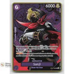 One Piece Sanji One Piece Japanese Version 2nd Annv Set OP07-064 English Foil NM - Image 1