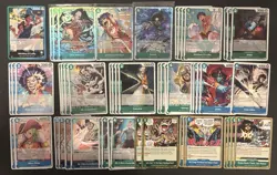 One Piece TCG OP16 Blue/Green Luffy Custom Core Deck x51 - Image 1