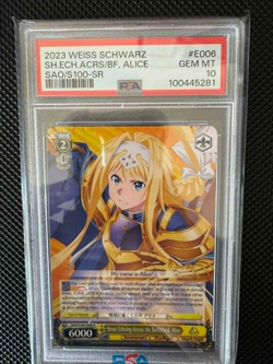 Weiss Schwarz SAO/S100-E006S SR Alice / English PSA 10 - Image 1