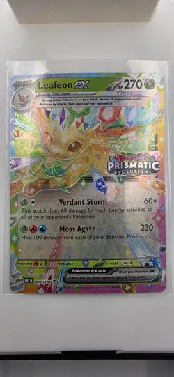 Leafeon ex - (Prismatic Evolutions Stamp) Holo Promo Miscellaneous Cards & Produ - Image 1