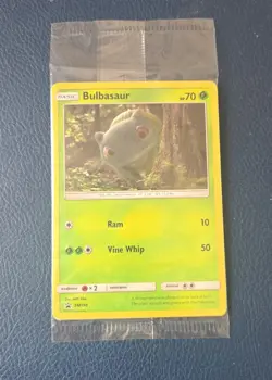 Pokemon TCG Bulbasaur Detective Pikachu Holo Card Promo SM198 Sealed. - Image 1