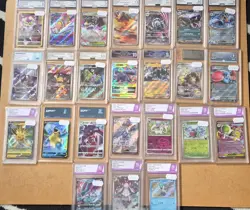 Pokemon TCG 24 x graded cards - Image 1
