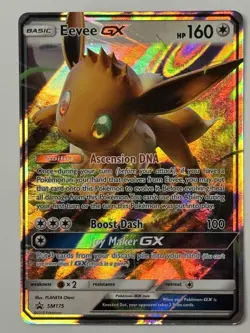 Pokemon Eevee GX SM175 Sun & Moon Black Star Promo Holo Card - Image 1