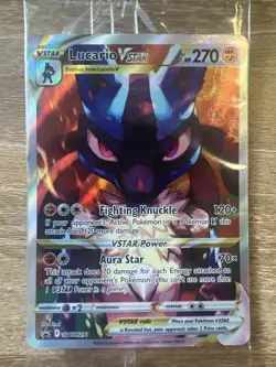Lucario VSTAR SWSH291 SWSH: Sword & Shield Promo Cards Holo SEALED - Image 1