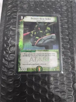BRONZE-ARM TRIBE Duel Masters Card, HOLO, ATARI PROMO, A3/Y1 - Image 1