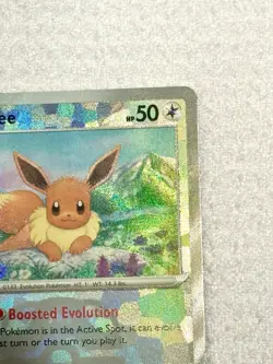 Prismatic Evolutions Eevee 074/131 (Master Ball) Holo Common Pokemon TCG NM - Image 5