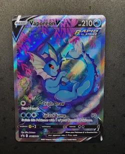 The Pokemon Company Vaporeon V Holo Full Art Promo SWSH181 English 210 HP - Image 1