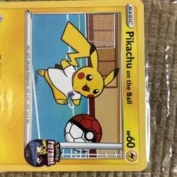 Pokemon TCG Pikachu On the Ball UK Exclusive Card 001/005 - Sealed - Image 4