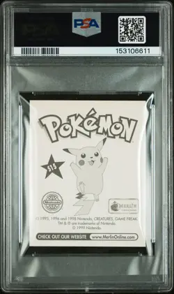 1999 MERLIN POKEMON #S15 GENGAR-PRISM PSA 9 - Image 2