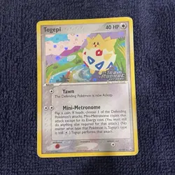 Pokemon TCG Togepi 50/109 Team Rocket Returns Reverse Holo Stamped English - Image 1