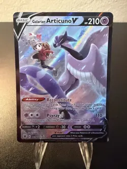 Galarian Articuno V TG16/TG30 Pokemon Trainer Gallery Astral Radiance Holo NM - Image 1