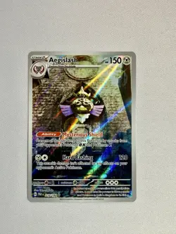 Aegislash 210/182 Paradox Rift Pokemon TCG Illustration Rare NM+ - Image 1