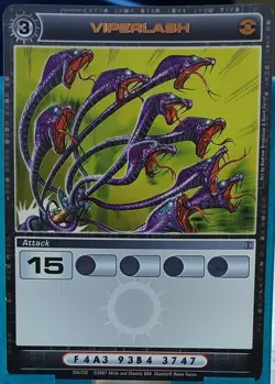 Chaotic 134/232 ViperLash Copper Letters Rare Attack Card - Image 1