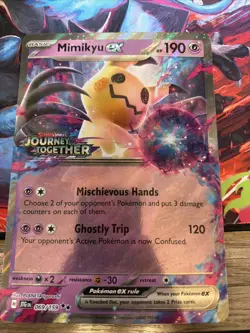 JUMBO Mimikyu ex Oversized 069/159 Journey Together Stamped Promo Pokemon NM - Image 1
