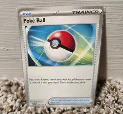 Pokemon TCG Scarlet & Violet Base Poke Ball 185/198 NM - Image 1