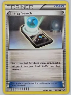 Energy Search 93/114 Pokemon - Black and White LP - Image 1