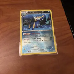 Pokemon TCG Samurott 32/114 Black & White Base Set Reverse Holo Rare LP - Image 1