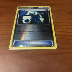 Energy Switch 94/114 BW Black & White Reverse Holo Trainer Item Pokemon TCG - Image 1