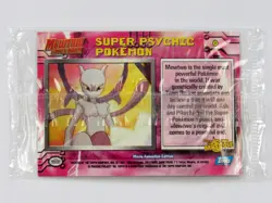 1999 Pokemon Mewtwo Strikes Back Movie Promo Super Psychic Pokemon SEALED Mint☆¹ - Image 2