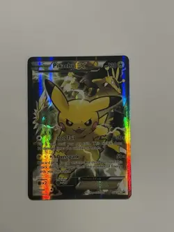 Pikachu EX 2016 XY Holo Black Star Promo FA #XY124 - Image 1