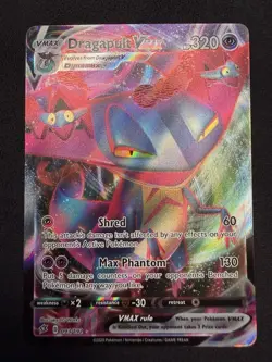 Dragapult Vmax - 93/192 Rebel Clash Full Art Shiny Holo Pokemon - NM/MINT - Image 1
