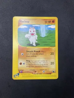 2002 Pokemon Skyridge Machop 74/144 Near Mint Non-Holo WOTC - Image 1
