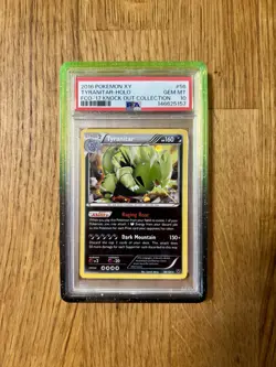POKEMON XY FATES COLLIDE COSMOS '17 KNOCK OUT TYRANITAR PSA 10 POP 14 NEW CERT - Image 1
