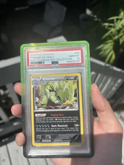 POKEMON XY FATES COLLIDE COSMOS '17 KNOCK OUT TYRANITAR PSA 10 POP 14 NEW CERT - Image 4