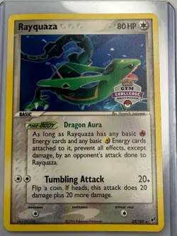 Pokemon TCG: Rayquaza - Gym Challenge Promo 22/107 LIGHT PLAY+ - Image 1